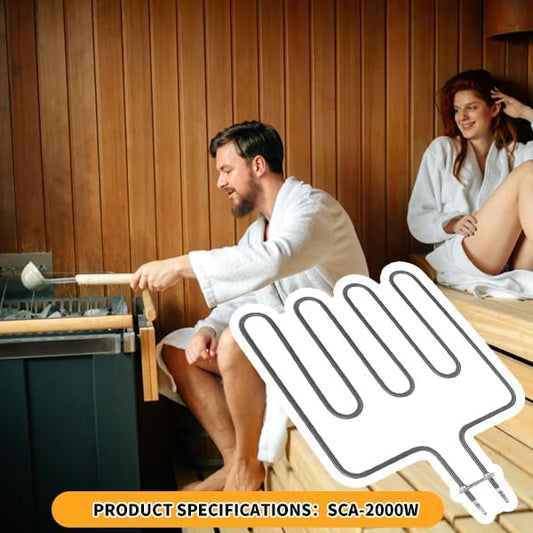 Sauna Heating Element- 220V 2000W -4U shape heating element tubular heating element