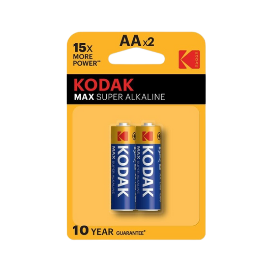 Kodak AA Batteries - Alkaline batteries - Pack of 2