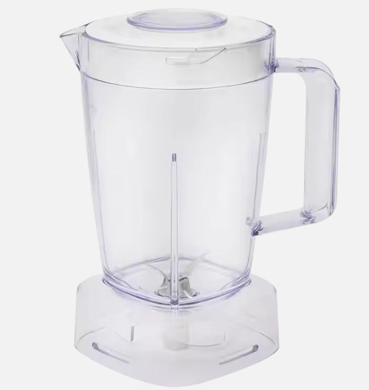 First Moon 1.25L Plastic Transparent Blender Jar Suitable for Moulinex LM242025 and LM242B25