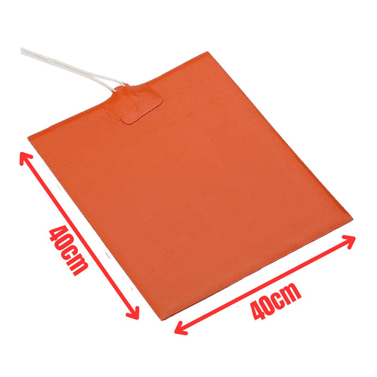 Silicon Heating Pad 400mm×400mm with the power of 230v and 800w - FMTRD