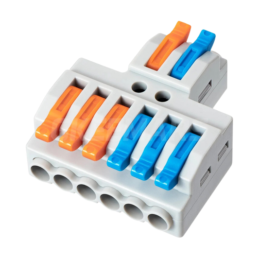 Lever nut Wire connector terminal block KV426 - 0.08MM-4MM (2 IN 6 OUT)