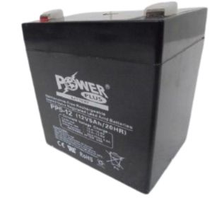 Powerplus Lead Acid Battery, PP5-12, 12V, 5Ah/20Hr