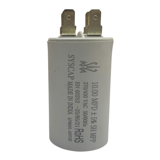 Washing Machine 10MFD 450V Capacitor type pin - Motor Run Capacitor