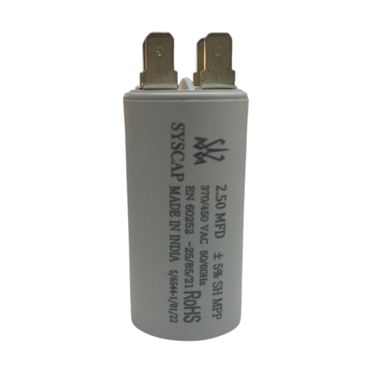 Washing Machine 2.5uf Capacitor type pin - Motor Run Capacitor