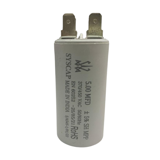 Washing Machine 5MFD Capacitor type pin - Motor Run Capacitor