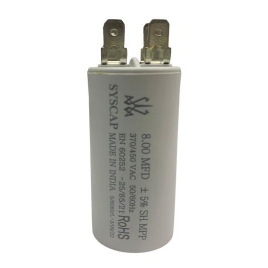 Washing Machine 8MFD Capacitor type pin - Motor Run Capacitor